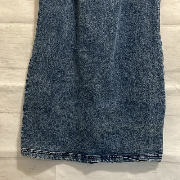 Derek Heart Denim Mini Dress Blue Size 1X - Picture 5 of 13